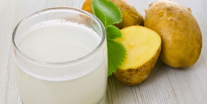 potato juice to eliminate papillomas